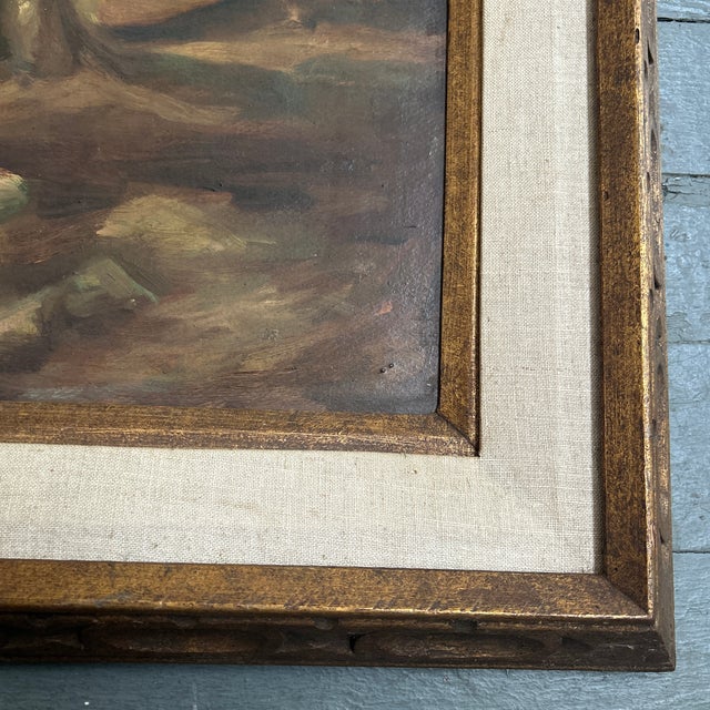 Modern 1930’s Modernist Forest Landscape Painting “Bear Lake Woods” For Sale - Image 3 of 6