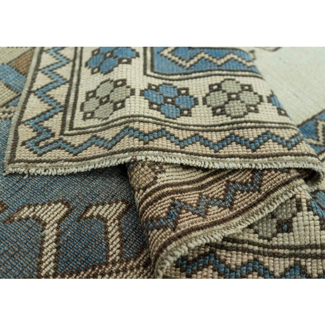 Turkish Vintage Rug 5'4" x 9'2" #20569 For Sale In Houston - Image 6 of 8
