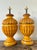 Vintage MCM Monumental Glazed Ceramic Lamps - A Pair For Sale - Image 4 of 12