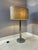 Floor Lamp in Chrome with Grey Shade For Sale - Image 11 of 11