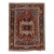 Rust Antique Persian Heriz Handmade Allover Designed Wool Rug For Sale
