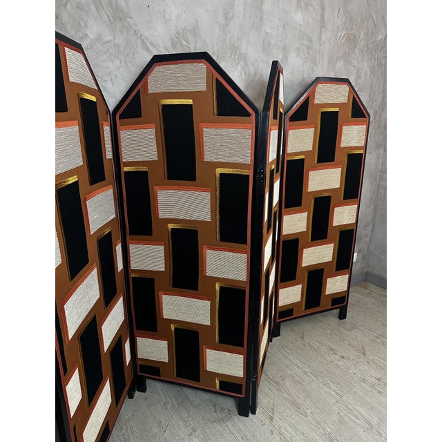 Vintage Reupholstered Screen, 1920s For Sale - Image 17 of 18