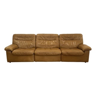 Leather Sofa from de Sede, Switzerland, 1980s For Sale