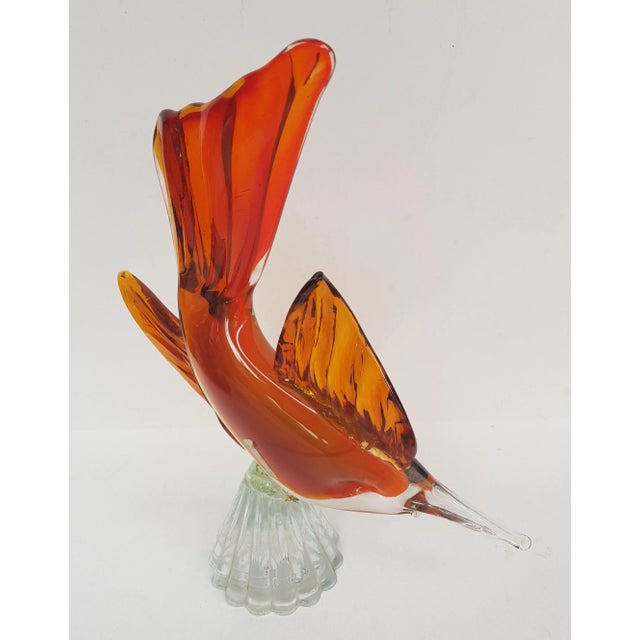 Murano Glass Swordfish, 1950s, in Very Good conditions. Designed 1950 to 1959