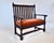 Mission Stickley Brothers Mission Oak Bench Settee Slat Back Barley Twist Legs For Sale - Image 3 of 11