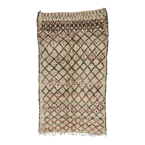 Vintage Beni Ourain Moroccan Rug - 06'06 X 11'02