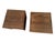 Restoration Hardware Restoration Hardware Modern Oak Side Tables (Pair) For Sale - Image 4 of 5