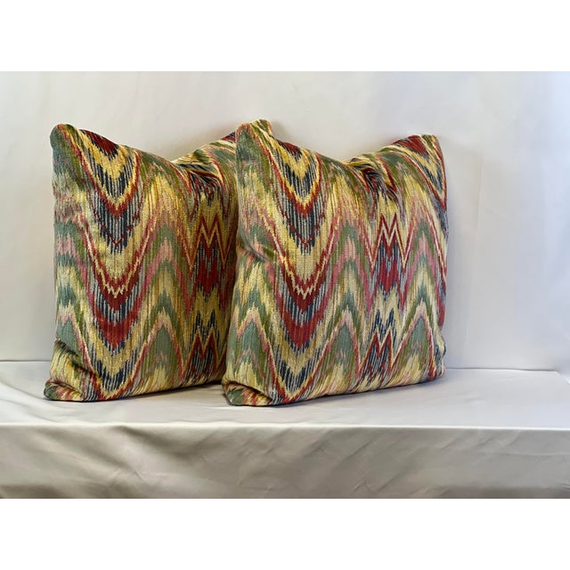 Clarence House Talcy VelvetFeather/Down Pillows a Pair Chairish