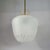 White Frosted Glass and Brass Pendant by Hans Bergström for Asea, Sweden 1950s For Sale - Image 8 of 18
