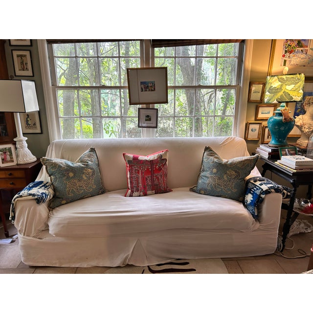 Kreiss Mohair Sofa Made by Cisco Brothers For Sale - Image 9 of 9