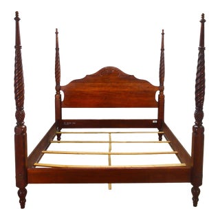 Ethan Allen British Classics King Poster Bed For Sale