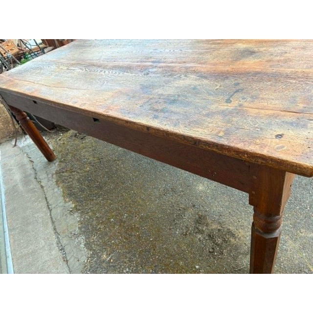 Oak Dining Table, 1960s For Sale - Image 4 of 10