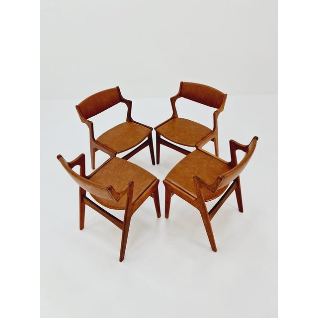 Mid-Century Danish Teak Dining Chairs by Nova, 1960s, Set of 4 For Sale - Image 3 of 11