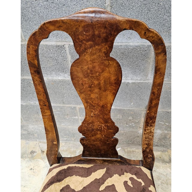 Wood Kindel Winterthur Collection Georgian Carved Solid Mahogany Side Chair For Sale - Image 7 of 7