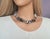 2020s Botswana Agate Garnet Necklace With Fire Agate Clasp For Sale - Image 5 of 7
