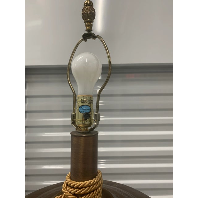 Copper Vintage 1980’s Faux Finished Lamp Base For Sale - Image 8 of 9