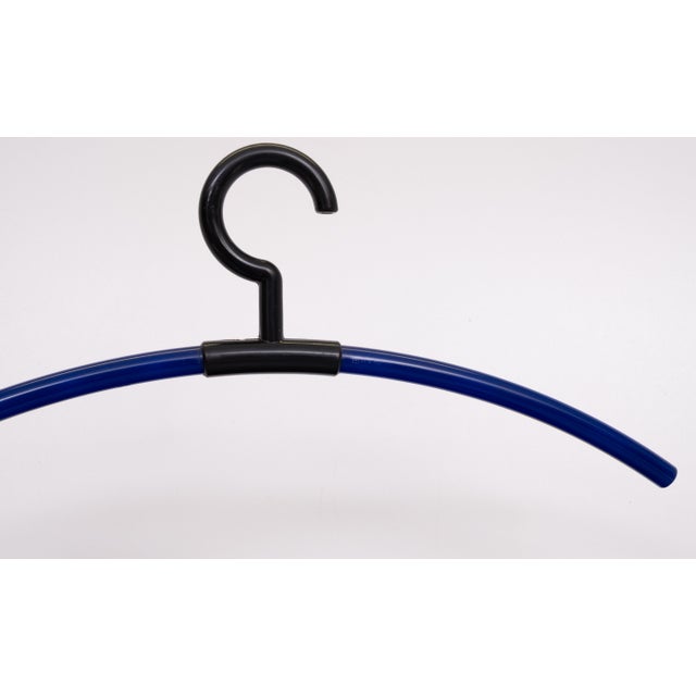 Perforated Metal Standing Coat Rack, Germany, 1980s For Sale - Image 4 of 12