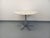 Vintage Round Dining Table in White Marble and Chrome Metal, 1970s For Sale - Image 4 of 17