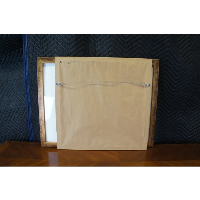 Black and White Decorative Garden Photographs in Gold Frames of Castle Lion Statue - Set of 3 For Sale - Image 12 of 12