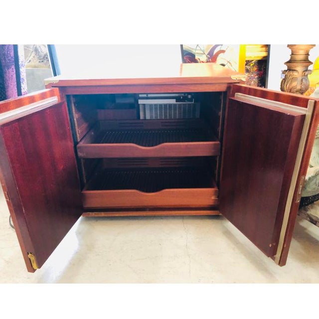 Electric Cigar Humidor End Table Chairish