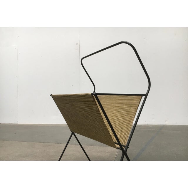 Mid-Century Modern Mid-Century Minimalist Magazine Rack For Sale - Image 3 of 18