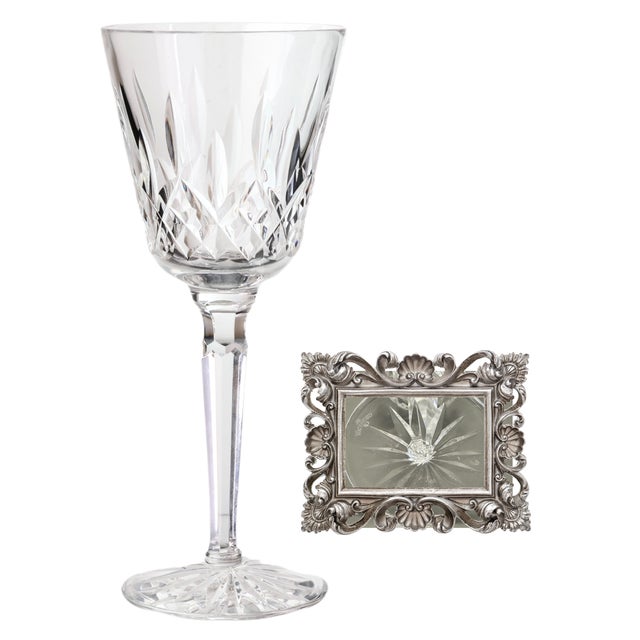 Traditional Waterford Lismore 7.25” Wine Glasses, Set of 4 For Sale - Image 3 of 3