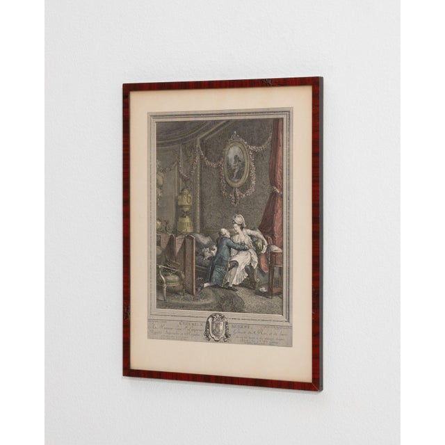 Early 20th Century France Sienna Wood Print For Sale - Image 15 of 15