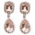 Early 21st Century Natural morganite 9.20cts & diamond 1.31cts earring in 14k gold For Sale - Image 5 of 18