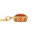 Gia Certified 20.61 Carat Orange Opal 18k Gold Diamond Pendant Necklace For Sale - Image 4 of 12