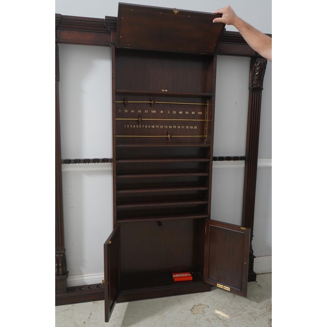 Traditional Maitland Smith 1330-454 Mahogany Billiards Rack For Sale - Image 3 of 13