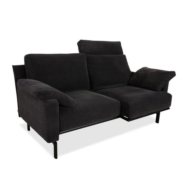 Grey Fabric Ala Two-Seater Sofa with Manual Function from COR For Sale - Image 5 of 18