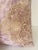 Shabby Chic Pair of Blush Pink Velvet With Gold Embroidery Lumbar Pillows Feather Down Inserts For Sale - Image 3 of 4