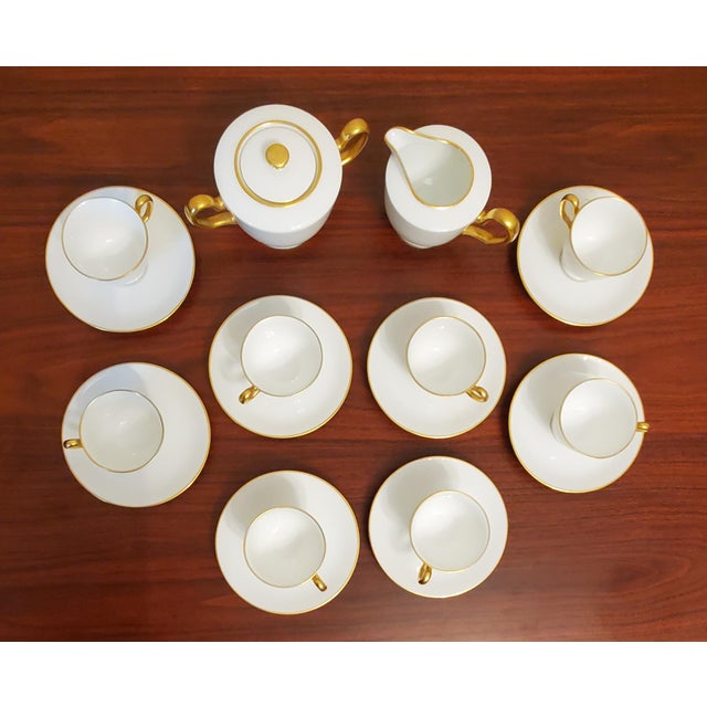 Japanese Okura Oac Espresso Tea Set Cups Sugar Creamer - 18 PCS For Sale - Image 4 of 8