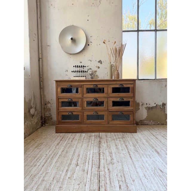 Walnut Seed Merchant Sideboard, 1950 For Sale - Image 3 of 18