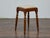 19th Century English Mahogany Stool with Turned Legs and Upholstered Seat For Sale - Image 11 of 12