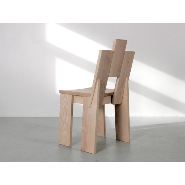 Wood Pixa Chair by Hugo Charlet For Sale - Image 7 of 8