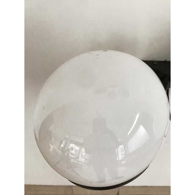 Italian Metal and Glass Wall Lamp from Candle, 1960s For Sale - Image 9 of 15