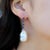 2020s Nina Zhou Sapphire Diamond & Baroque Pearl Convertible Drop Earrings in 14k Yellow Gold - A Pair For Sale - Image 5 of 11
