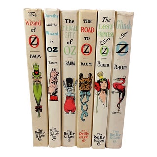 Mid 20th Century The Wizard of Oz Books- Set of 6 For Sale