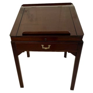 Antique George III Mahogany Writing Desk, 1800 For Sale