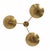 Not Yet Made - Made To Order Handcrafted Solid Brass 3-Light Flush Mount Ceiling Fixture For Sale - Image 5 of 9