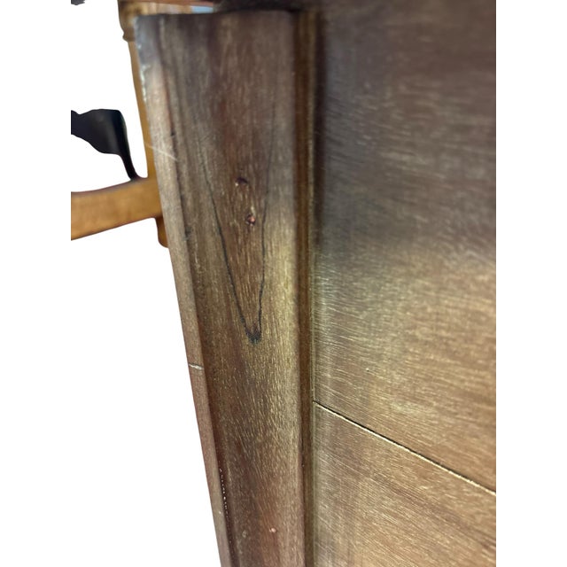 Taupe Mid-Century Lane Walnut Cedar Chest With Waterfall Front For Sale - Image 8 of 10