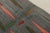 1960s Vintage Zeki Müren Rug in Gray, Peach and Green Geometric Pattern For Sale In New York - Image 6 of 7