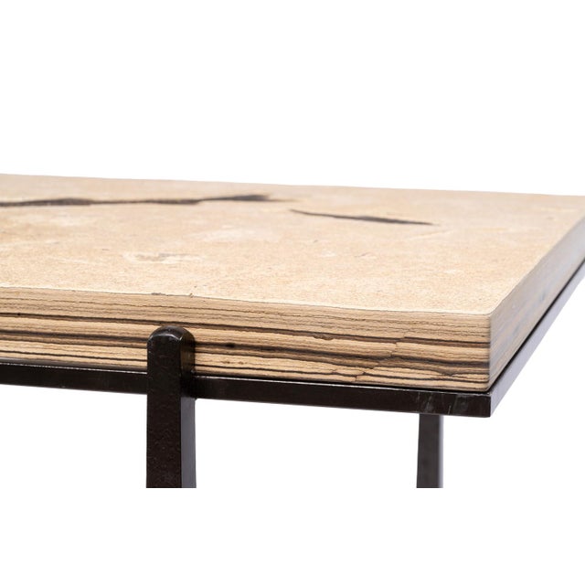 Small Fossil Console Table 6334t For Sale - Image 4 of 4