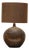 Large French Glazed Ceramic Table Lamp, 1970s For Sale
