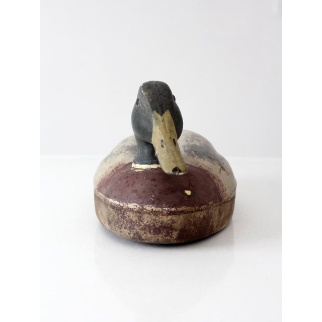 Mid-20th-century mallard duck decoy by Decoys Unlimited. The painted mallard form captures the character of Sporting...