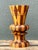 Vintage Geometric Wood Marquetry Vase For Sale - Image 9 of 12