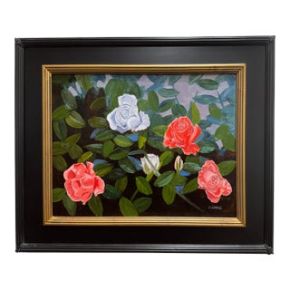 A Delicate Cluster Impressionist Oil Painting For Sale