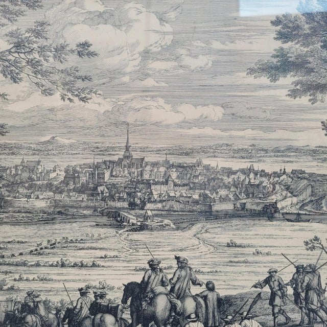 View of Gray Franche Comté, 1700s, Engraving, Framed For Sale - Image 13 of 17