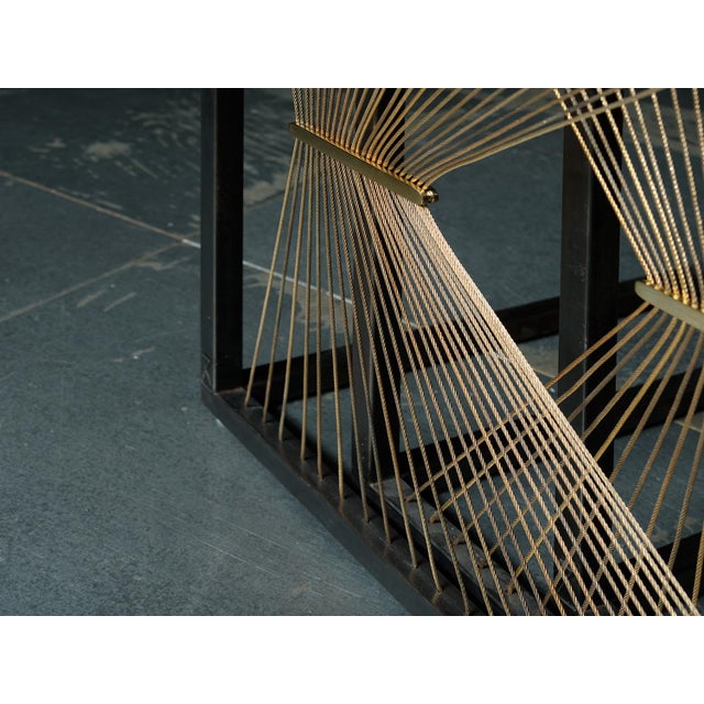 AEGIS 001 Three Nesting Side Tables by Ziad Alonaizy, Set of 3 For Sale - Image 6 of 11